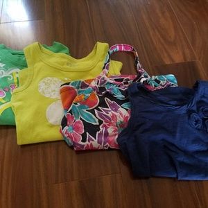 Lot of ELEVEN girls 6/6X  tops, shorts, sundress